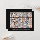 48 Foto Collage Ihre eigene Grußkarte hinzufügen Karte (Vorderseite/Rückseite Beispiel)