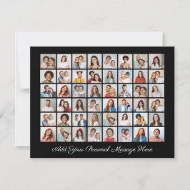 48 Foto Collage Ihre eigene Grußkarte hinzufügen Karte