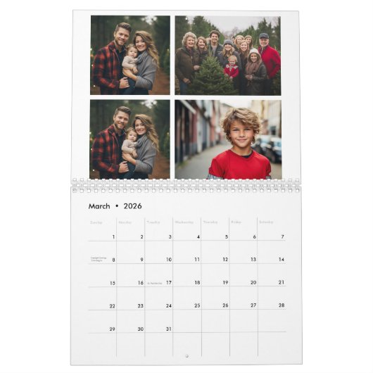 48 Foto - Einfache moderne Familie 2024 Kundenspez Kalender (Mär 2026)