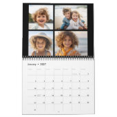 48 Foto - Einfaches, modernes Foto Kalender (Jan 2027)