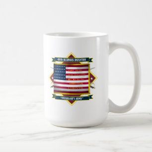 48. Freiwillige Infanterie Illinois Kaffeetasse