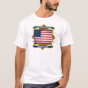 48. Freiwilliges Infanterie-Kleid Illinois T-Shirt