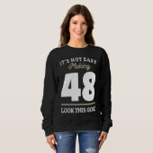 48. Geburtstag 48 Jahre alt Sweatshirt (Vorne ganz)