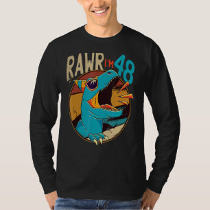 48. Geburtstag Dinosaurier 48 Jahre alter Dinosaur T-Shirt