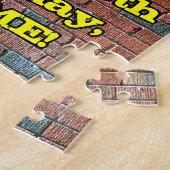 48. Geburtstag: Fun Graffiti-Inspiriert Regenbogen Puzzle (Seite)