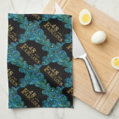 48. Geburtstag Geschirrtuch (Viertel Falte)