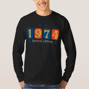48. Geburtstag Ladys Mens 48 Jahre 1974 5 T-Shirt