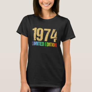 48. Geburtstag Ladys Mens 48 Jahre 1974 T-Shirt
