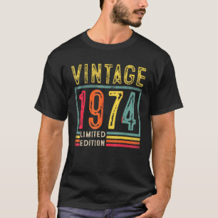 48. Geburtstag Männer 48 Jahre alt Vintag 1974 T-Shirt