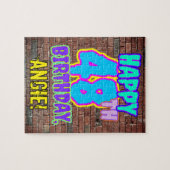 48. Geburtstag ~ Spaß, Urban Graffiti Inspiriert L Puzzle (Horizontal)