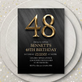48. Geburtstagseinladung Einladung
