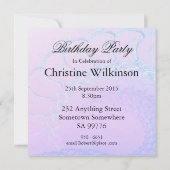 48. Geburtstagsfeier, Abstrakt und Bubb Einladung (Rückseite)