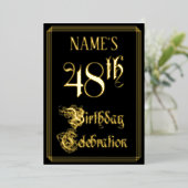 48. Geburtstagsparty - Extravagantes Drehbuch & In Folieneinladung (Stehend vorne)