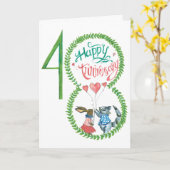 48. Hochzeit Karte (Gelbe Blume)