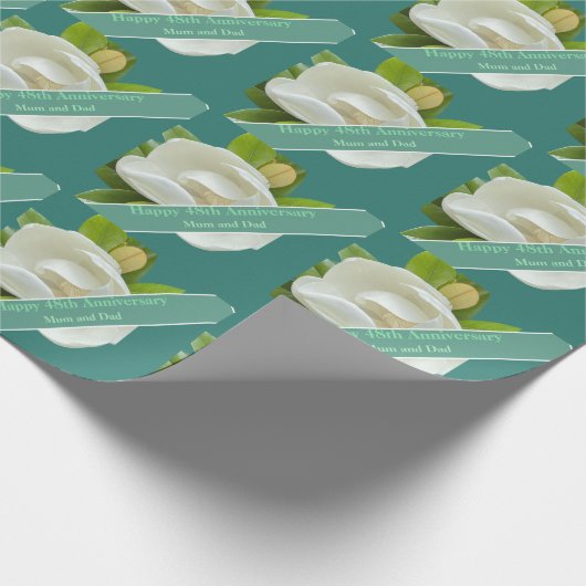 48. Hochzeitstag Geschenkpapier (Ecke)