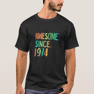48 Jahre alt Mädchen Herz Blumendekor Phantastisch T-Shirt