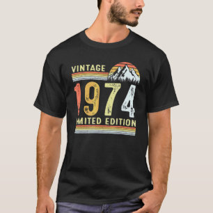 48 Jahre alte Vintage 1974 48. Geburtstag T-Shirt