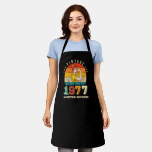48 Jahre alter Geburtstag 1977 Vintage 48. Geburts Schürze