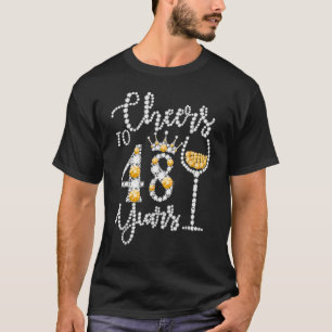 48 Jahre alter Happy 48. Geburtstagskönigin D T-Shirt