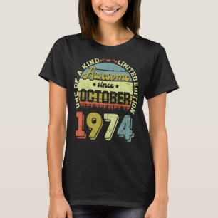 48 Jahre Phantastisch seit Oktober 1974 48. Geburt T-Shirt