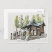 48: Neujahrstag Postkarte (Vorne/Hinten)