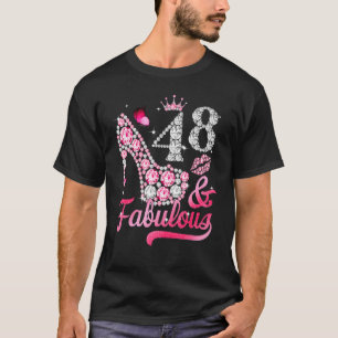 48 und fabelhafte High Heel Frauen 48. Geburtstag T-Shirt