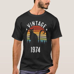 48. Vintag 1974 48 Jahre T-Shirt