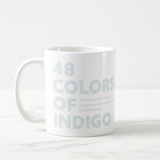 48COLORS OF INDIGO KAFFEETASSE (Links)