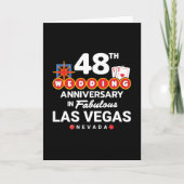 48th Wedding Anniversary Las Vegas Trip Karte (Vorderseite)