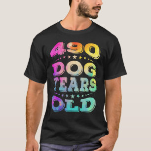 490 Hunde Jahre alt 70 70. Geburtstag für Mama Vat T-Shirt