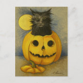 4919 Black Magic Kitty Postcard Postkarte (Vorderseite)