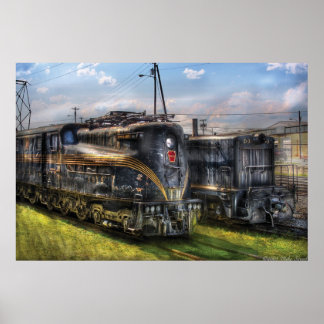 4919 - Pennsylvania Eisenbahn Elektrolokomotive Poster