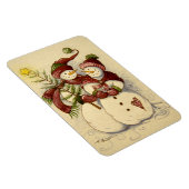 4924 Schneemänner Weihnachten Magnet (Rechte Seite)