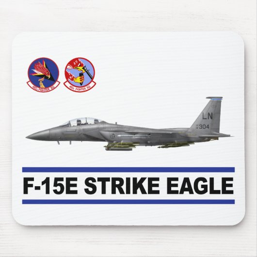 492. Kämpfer-Geschwader F-15E Streik-Eagles Mousepad (Vorne)