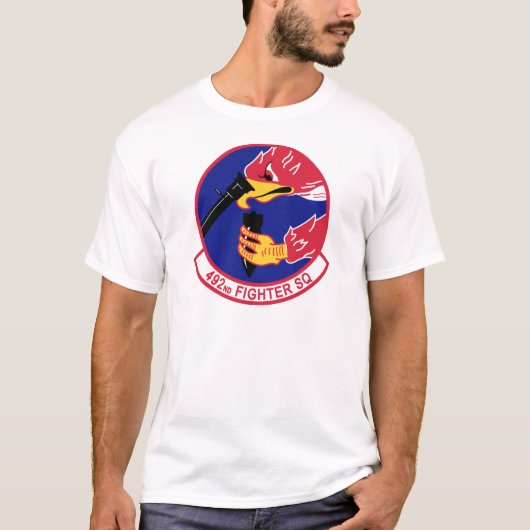 492nd Kämpfer-Geschwader T-Shirt (Vorderseite)
