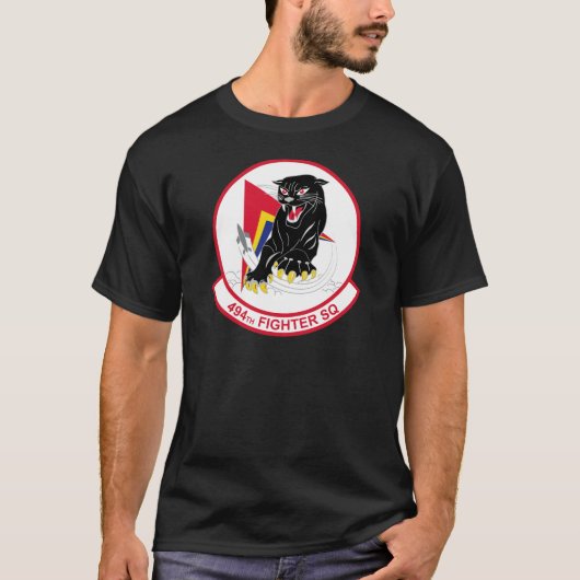 494th Kämpfer-Geschwader T-Shirt (Vorderseite)