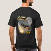 494th Rumpfstation mit F-15E - (dunkle Farbe) T-Shirt (Rückseite)