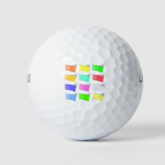 4994Farbige Hinweise Golfball (Vorderseite)