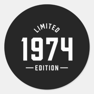 49. Ausgabe 1974 Runder Aufkleber