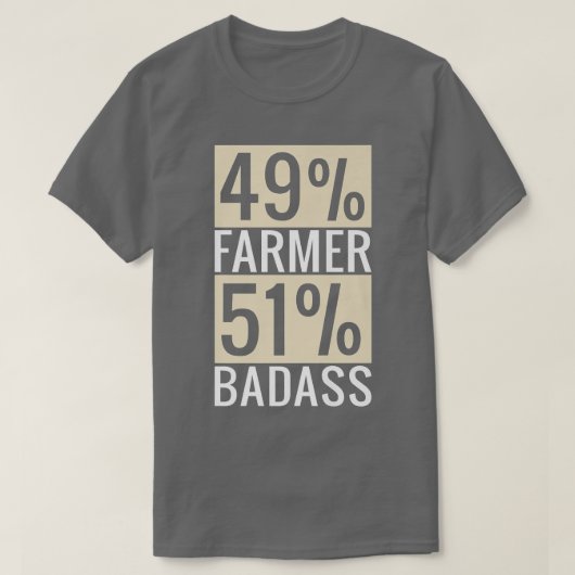 49 Bauer 51 Badasfarm T-Shirt (Design vorne)
