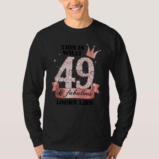 49 & Fabulous I Rose And White Party Group Candid T-Shirt (Vorderseite)