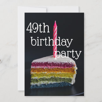 49. Geburtstag Einladung