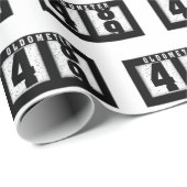 49. Geburtstag Geschenkpapier (Rolleneckpunkt)