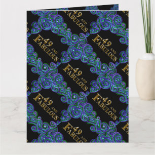 49. Geburtstag Karte