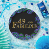 49. Geburtstag Pappteller (Party)