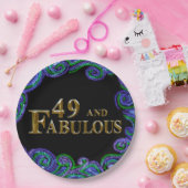 49. Geburtstag Pappteller (Party)