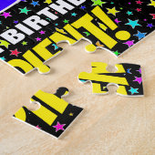 49. Geburtstag — Spaß, farbenfrohe Sternenweltenmu Puzzle (Seite)