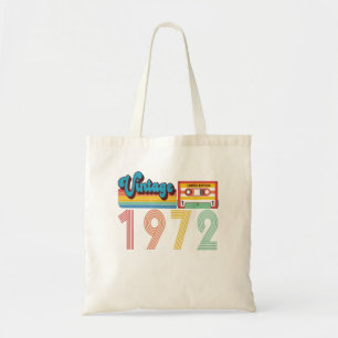 49. Geburtstag Vintage Retro 1972 Kassettenband Tragetasche