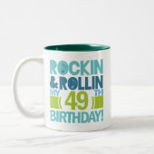 49. Geburtstags-Geschenk-Ideen Zweifarbige Tasse (Links)