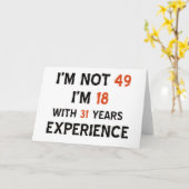 49. Geburtstagsdesigns Karte (Gelbe Blume)